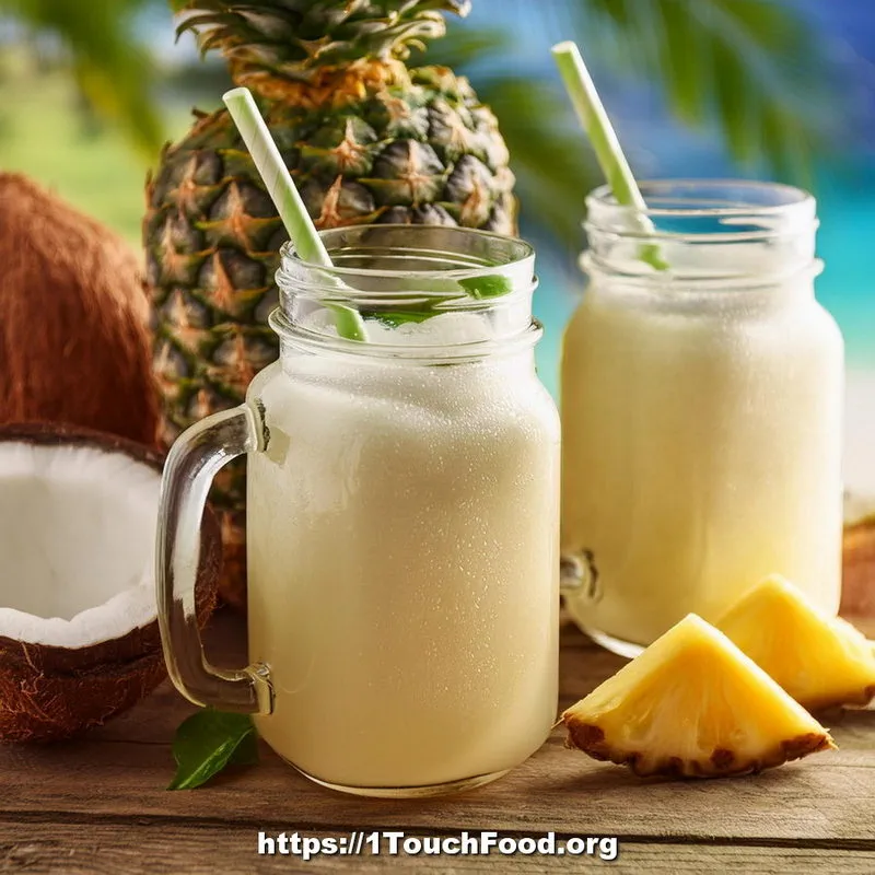 Coconut Water and Pineapple Smoothie 1