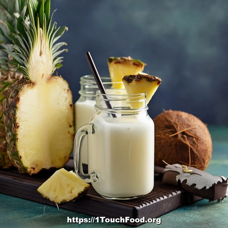 Coconut Water and Pineapple Smoothie