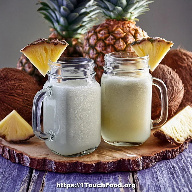 Coconut Water and Pineapple Smoothie (Athletes, This One's for You!)