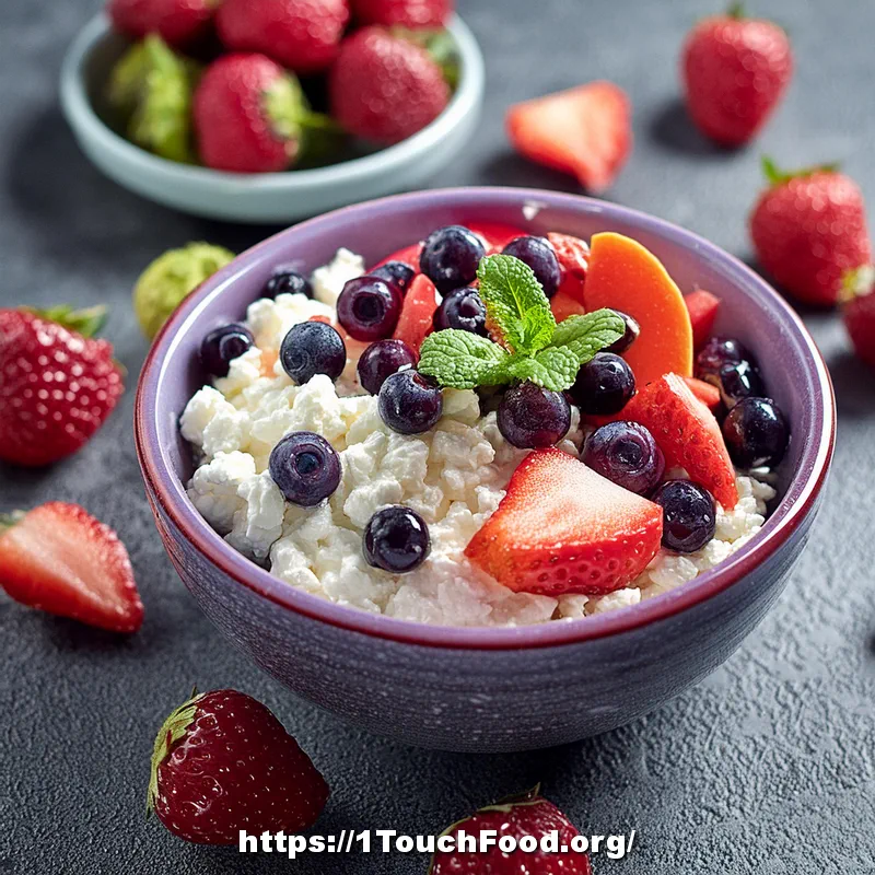 Cottage Cheese with Fruit for athletes