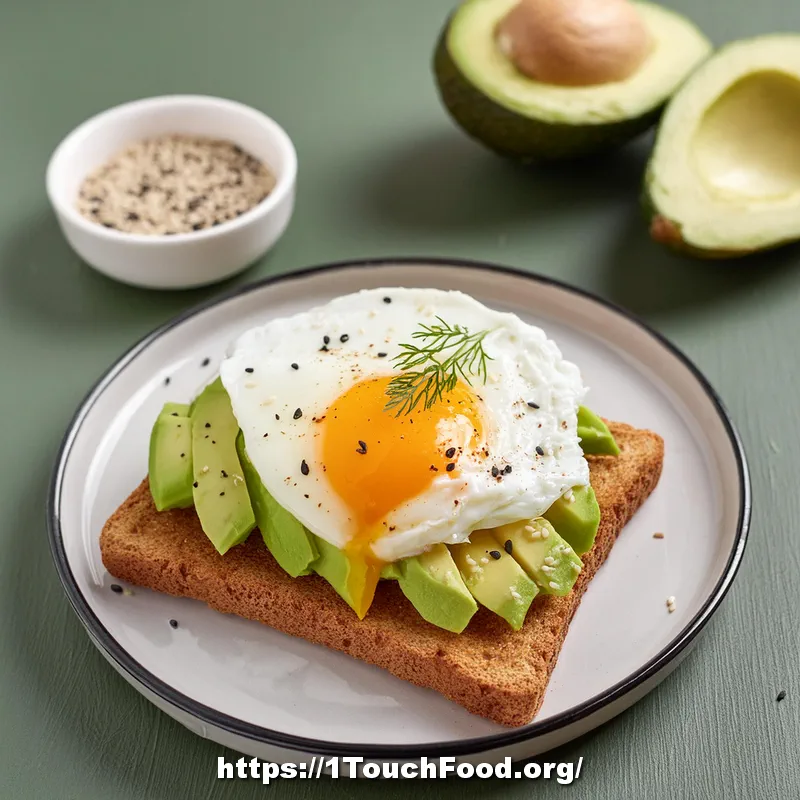 Avocado Toast with Egg for Athletes