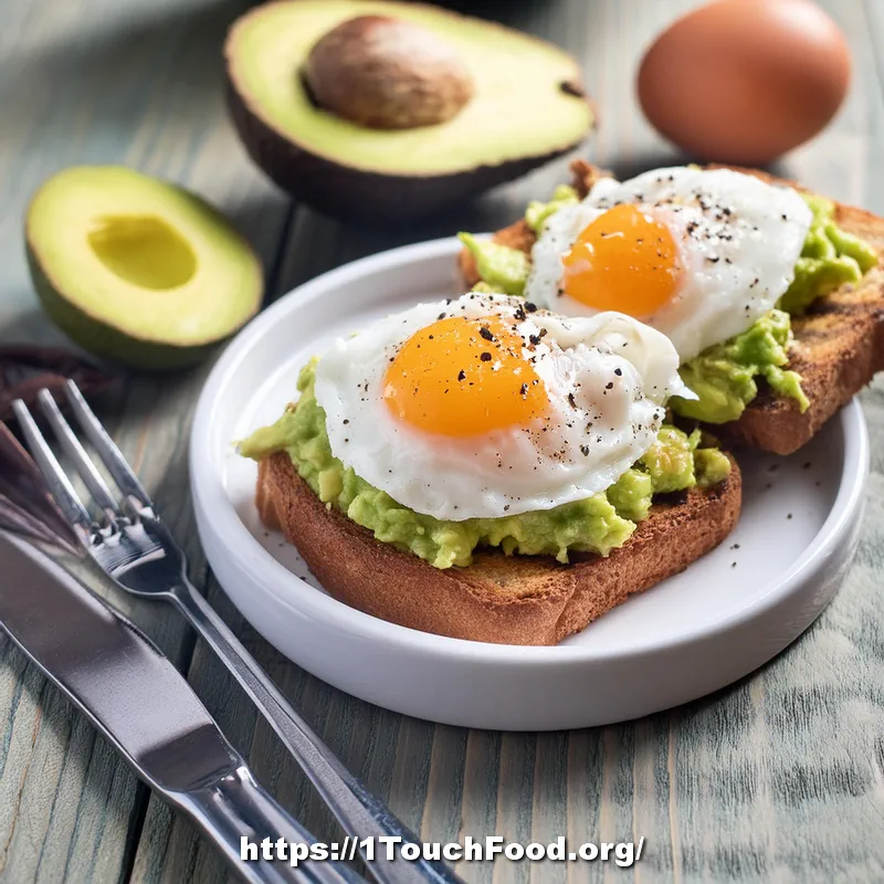 Ditch the Bland, Score the Gain: Avocado Toast with Egg recipe for Athletes (10 Minutes)