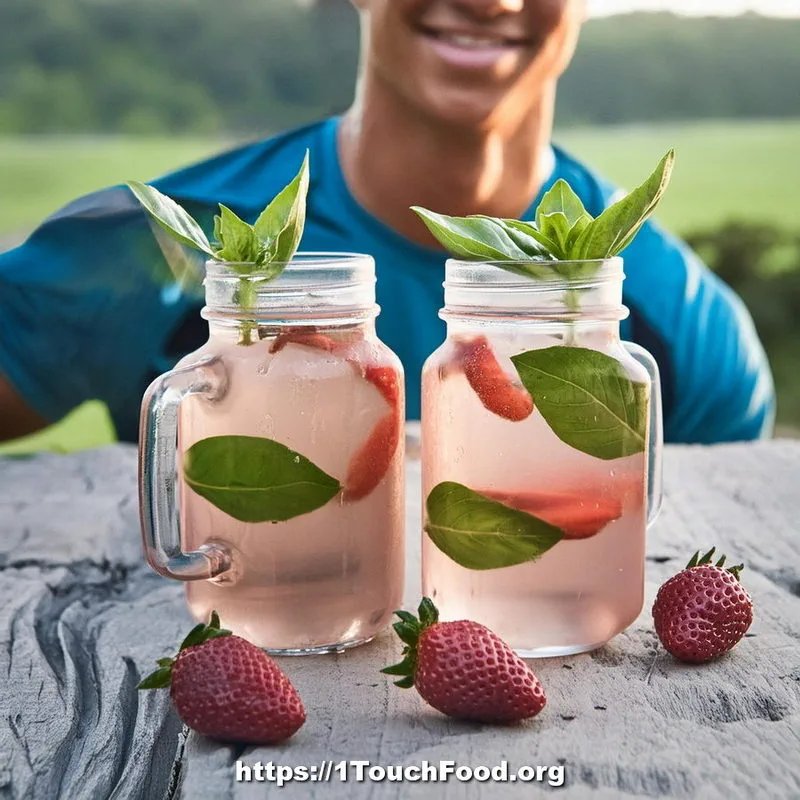 Spike Your Hydration Game: Strawberry Basil Lemonade for Athletes