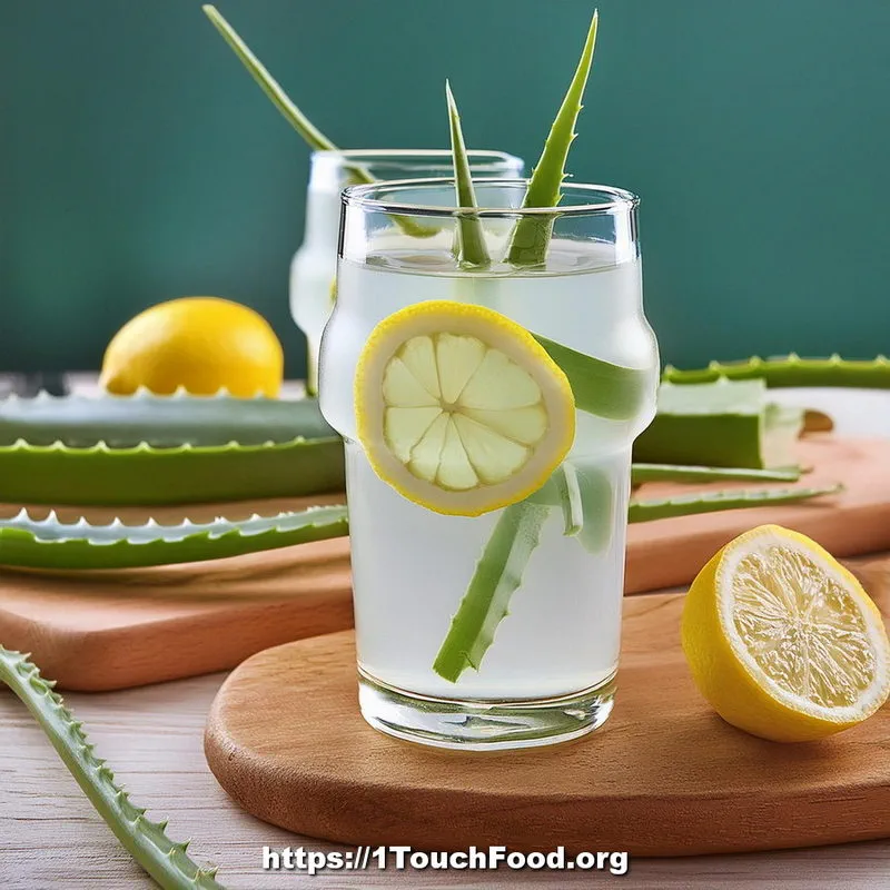 Aloe Vera Lemon Drink for Athletes 2