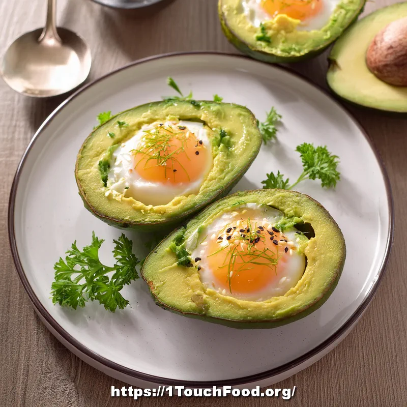 Sunny-Side Up Success: Baked Avocado Eggs for Champion Athletes