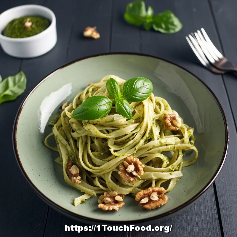 Walnut Pesto Pasta for athlete