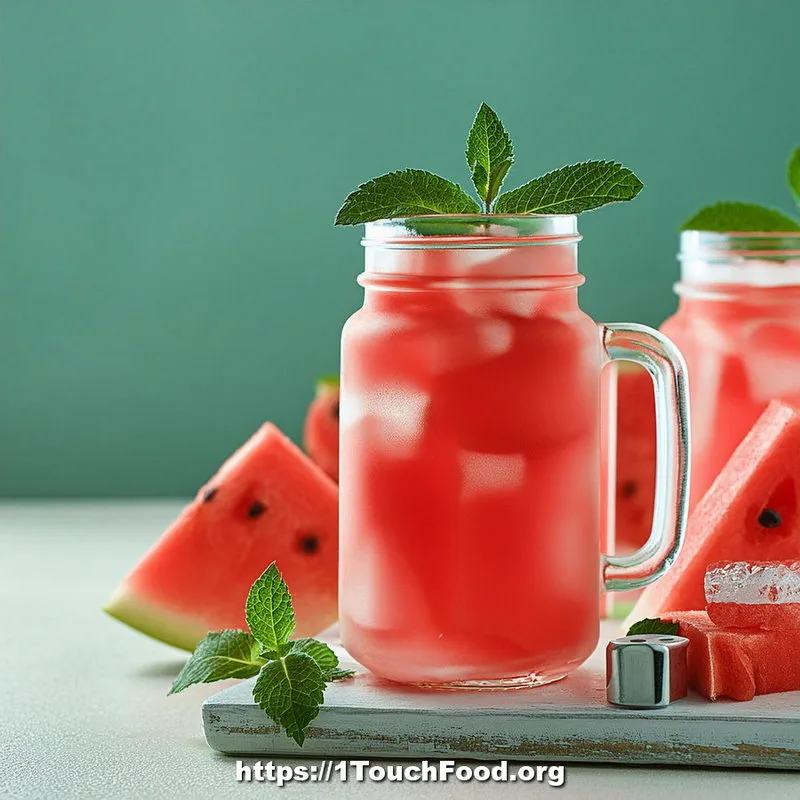 Watermelon Mint Cooler for Athletes 1