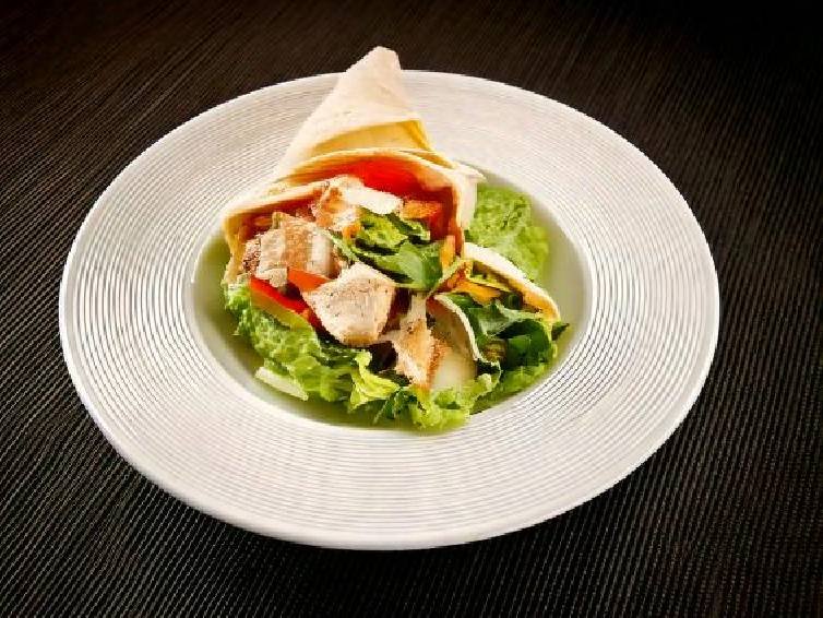 Chicken Caesar Salad Wrap