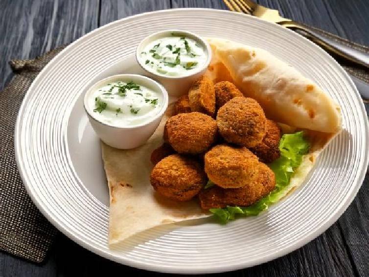 Falafel and Tzatziki Wrap
