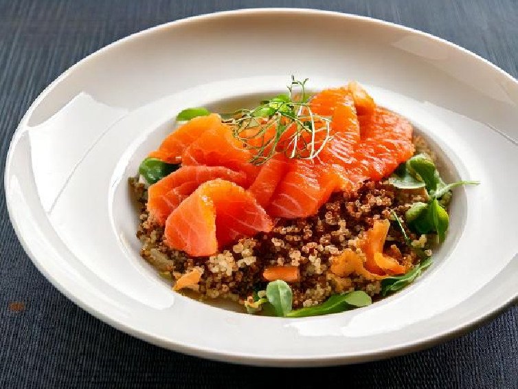 Smoked Salmon and Quinoa Bowl