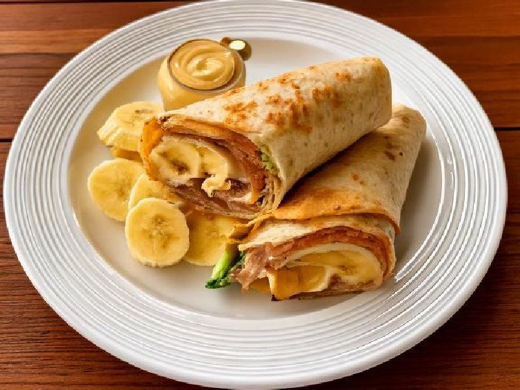 Snacks: Peanut Butter & Banana Wrap (5-Minute Meal Prep)