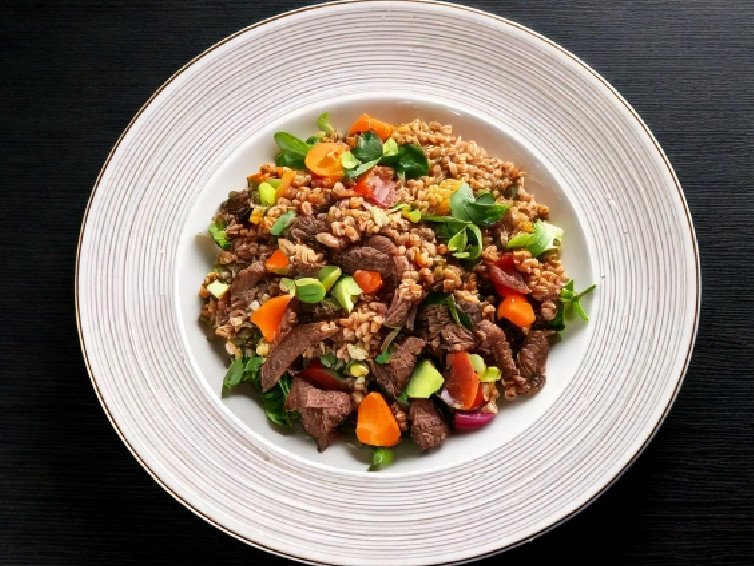 Beef and Barley Recovery Salad