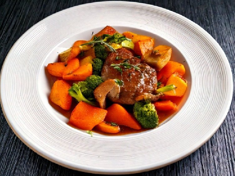 Beef and Sweet Potato Skillet