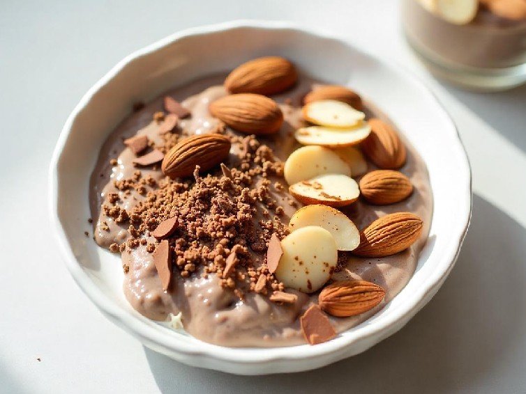Chocolate Almond Protein Bowl