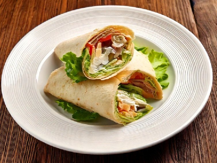 Greek Yogurt Chicken Salad Wrap