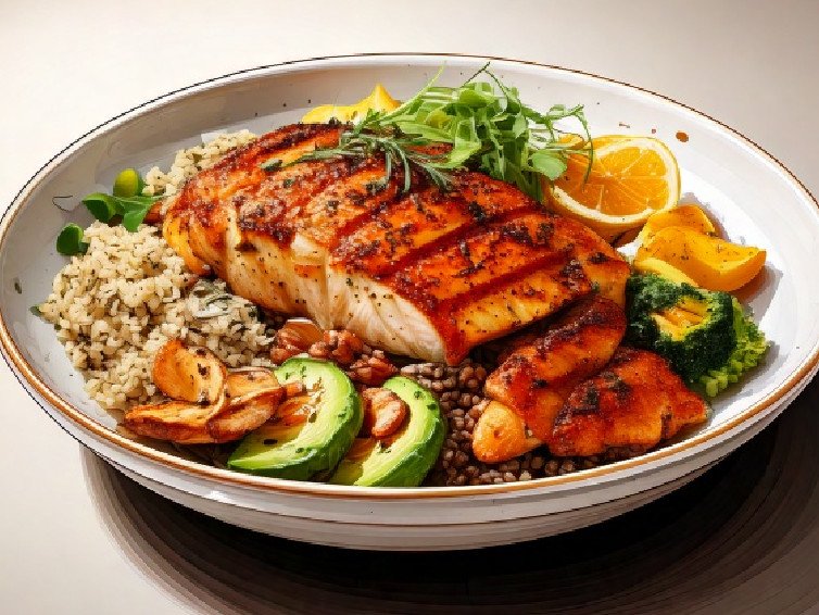 Grilled Chicken Quinoa Power Bowl