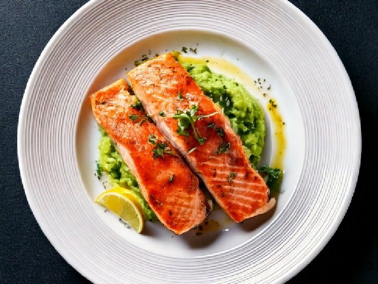 Grilled Salmon with Avocado Salsa