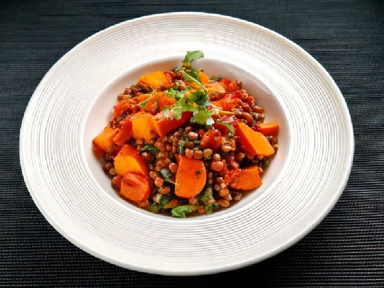 Lentil and Sweet Potato Salad
