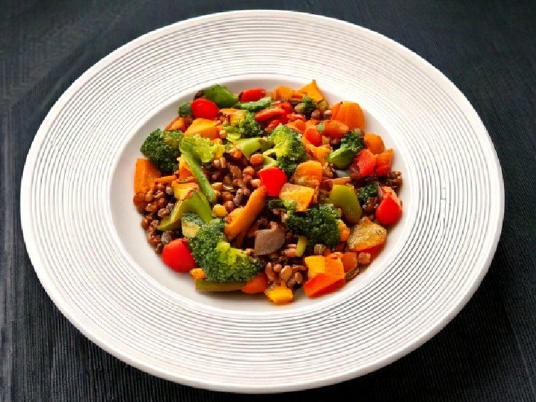 Lentil and Veggie Stir-Fry