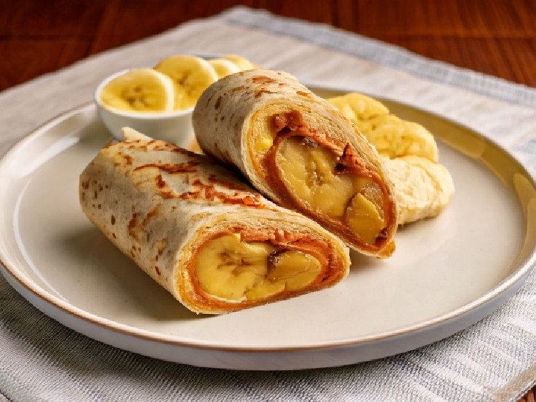 Peanut Butter & Banana Power Wrap