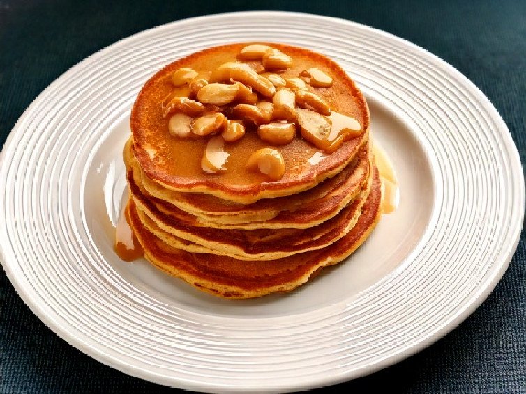 Peanut Butter Protein Pancakes