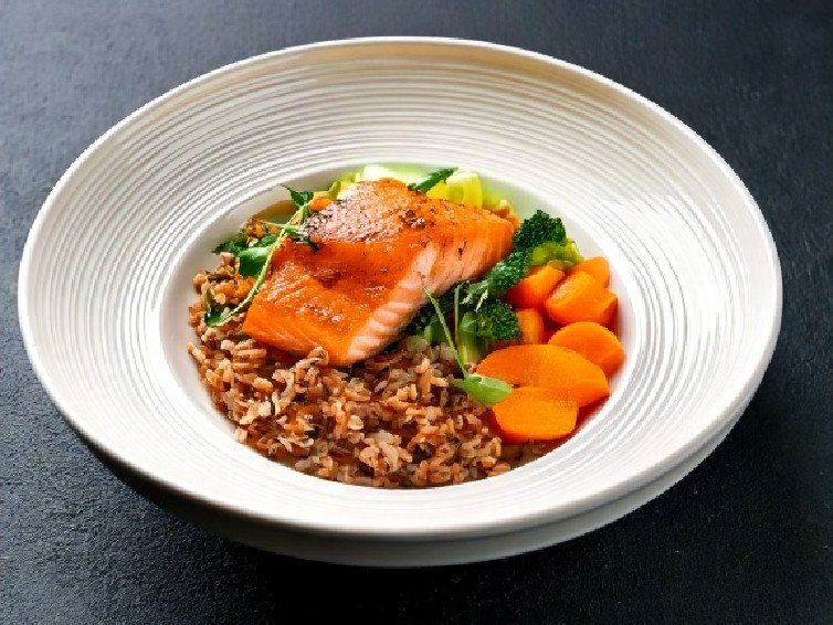 Salmon & Brown Rice Power Bowl