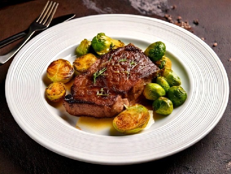 Steak and Roasted Brussels Sprouts