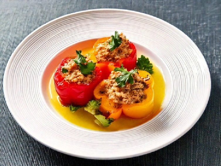 Tuna & Quinoa Stuffed Peppers