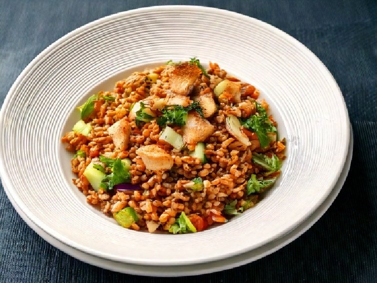 Turkey and Farro Mediterranean Salad