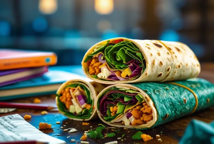10-Minute Healthy Wraps for Students: Easy, and Nutritious Meals