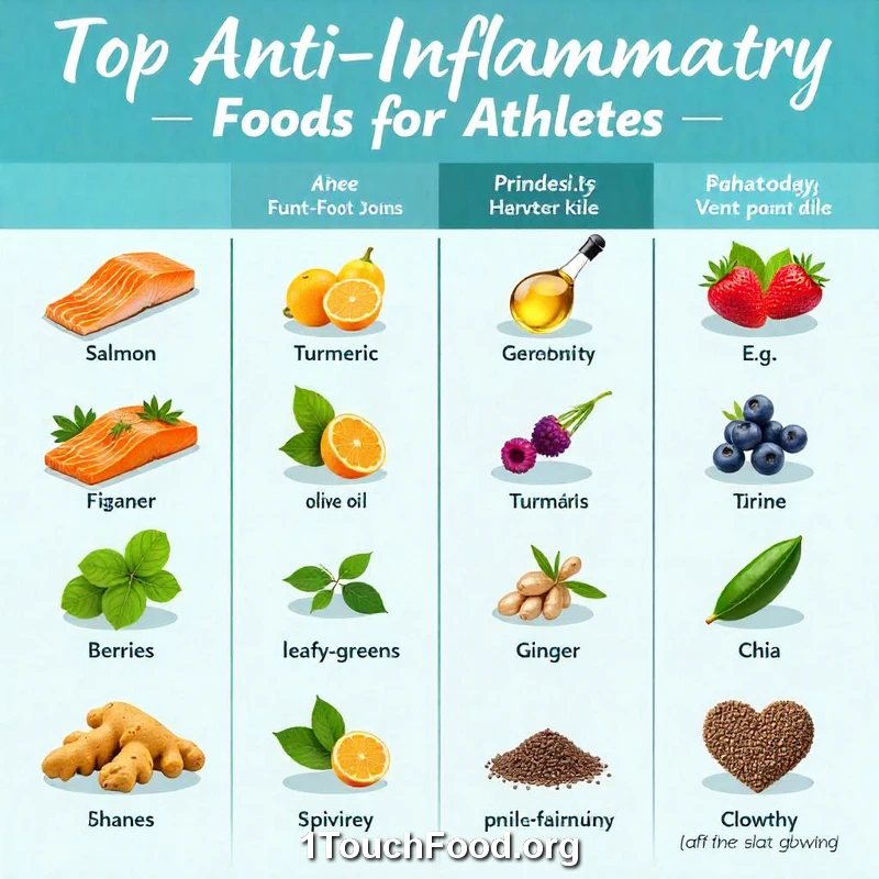 Comparing the Top Anti Inflammatory Foods for Athletes: Which Work Best?