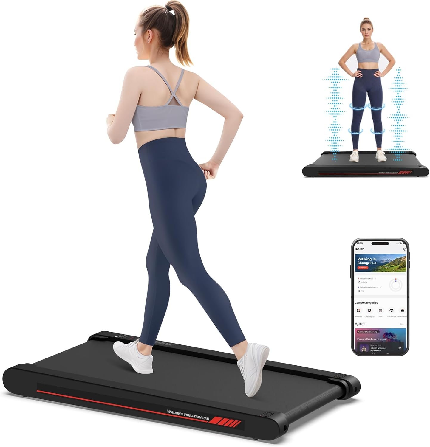 Sperax 4 in 1 Treadmill Features