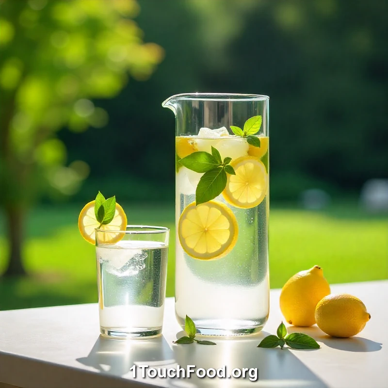 Diverse Recipes - Basil Lemon Water for Athletes
