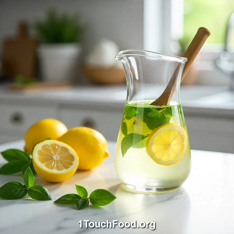 Diverse Recipes - Basil Lemon Water for Athletes