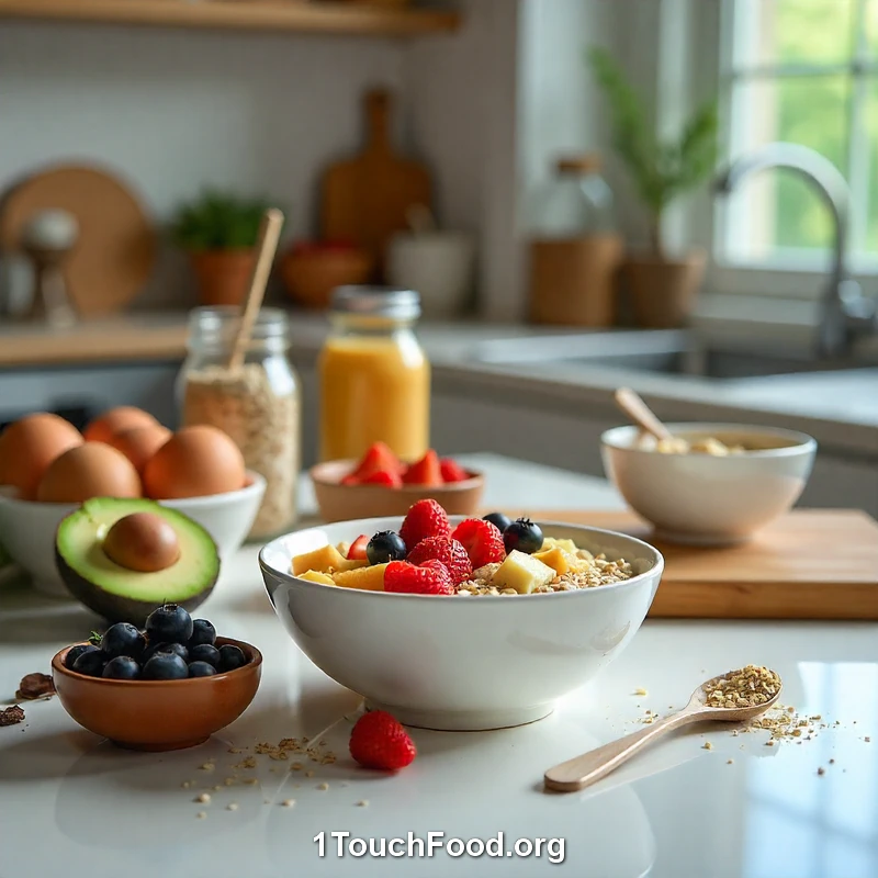 Essential Nutrients in a Muscle-Building Breakfast Bowl