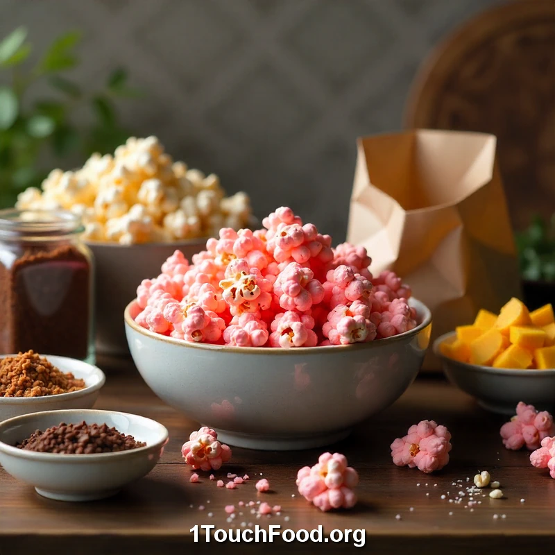 Nutty Protein-Boosted Himalayan Pink Popcorn