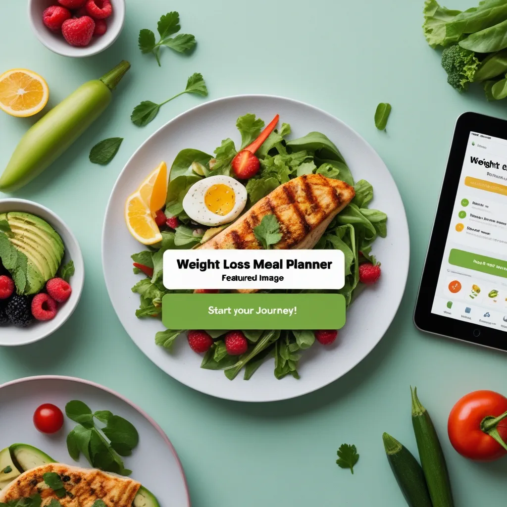 Personalized 4-Week Weight Loss Meal Planner – Free Custom Diet Plan